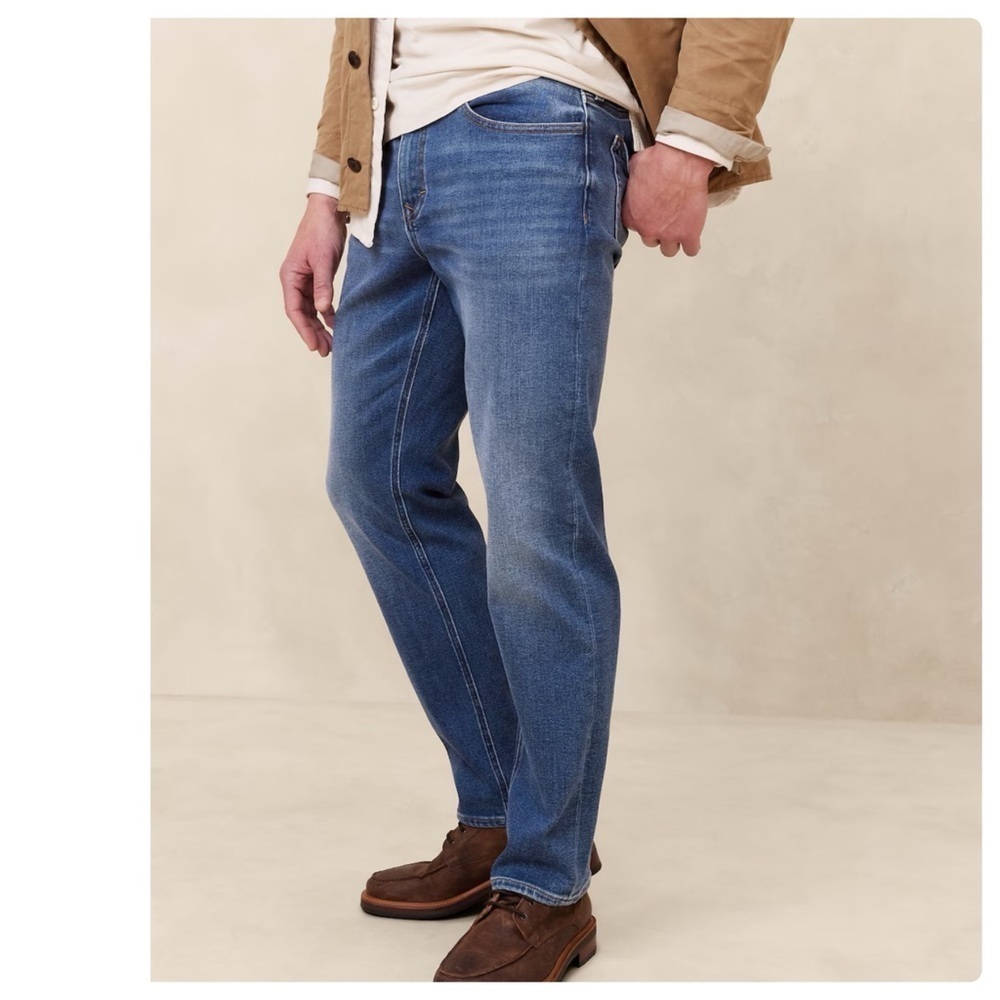 Banana Republic Straight Fit Jeans 36/32 - Picture 5 of 7